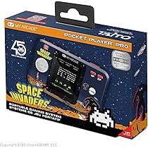 MY ARCADE Space Invaders Portable Gaming System with Color